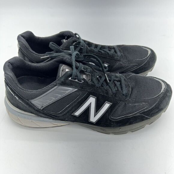 New Balance 990v5 Shoes Men’s Size 14 D Running Sneakers Made in USA Black - Picture 1 of 8